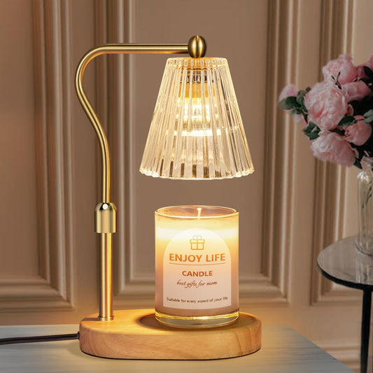 Candle Warmer Lamp with Timer Dimmer Adjustable Height,Vintage Home Decor for Scented Jar,Mother'S Day Gift